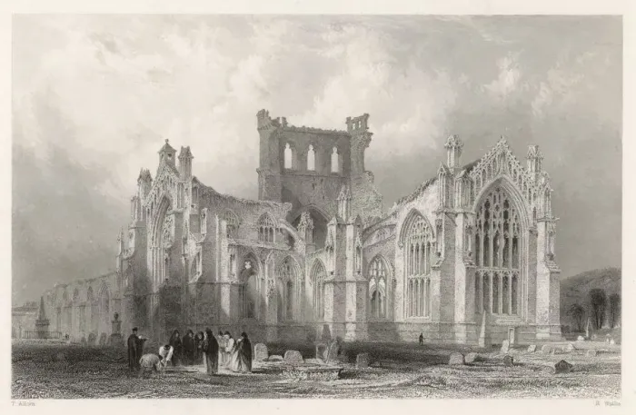 Framed Print : Melrose Abbey Framed Print : Melrose Abbey
