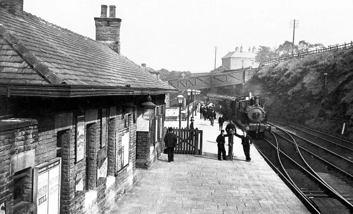 Framed Print : Meltham Railway Station Framed Print : Meltham Railway Station