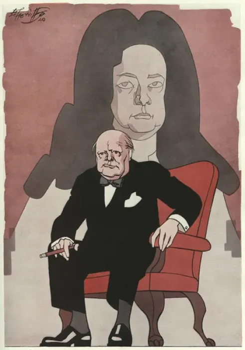 Framed Print : Member for Britain - Churchill by Sherriffs Framed Print : Member for Britain - Churchill by Sherriffs