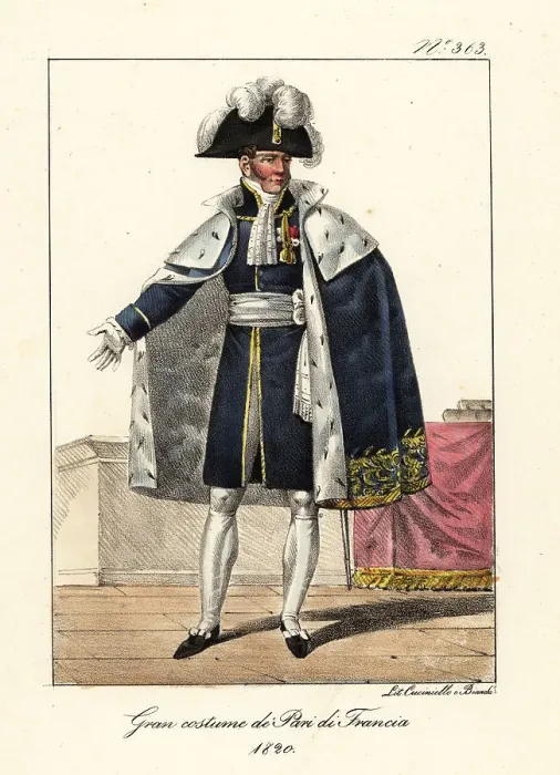 Framed Print : Member of the Chamber of Peers of France, 1820 Framed Print : Member of the Chamber of Peers of France, 1820