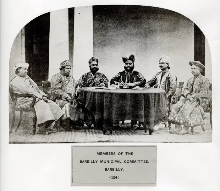Framed Print : Members of the Bareilly Municipal Committee, India Framed Print : Members of the Bareilly Municipal Committee, India