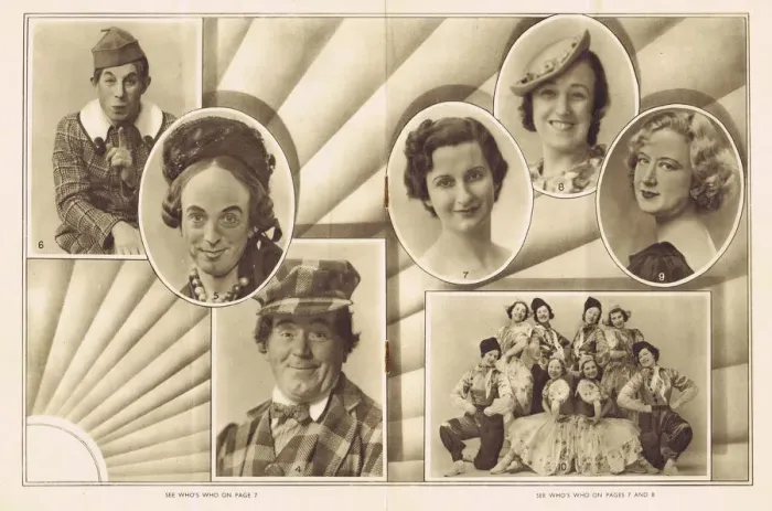 Framed Print : Members of the cast of the pantomime Mother Goose Framed Print : Members of the cast of the pantomime Mother Goose