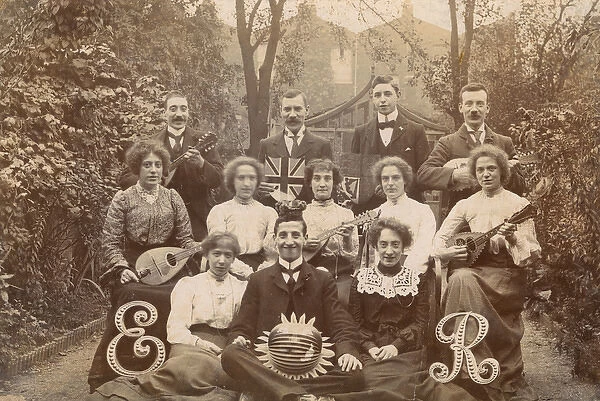 Members of a mandolin orchestra - London