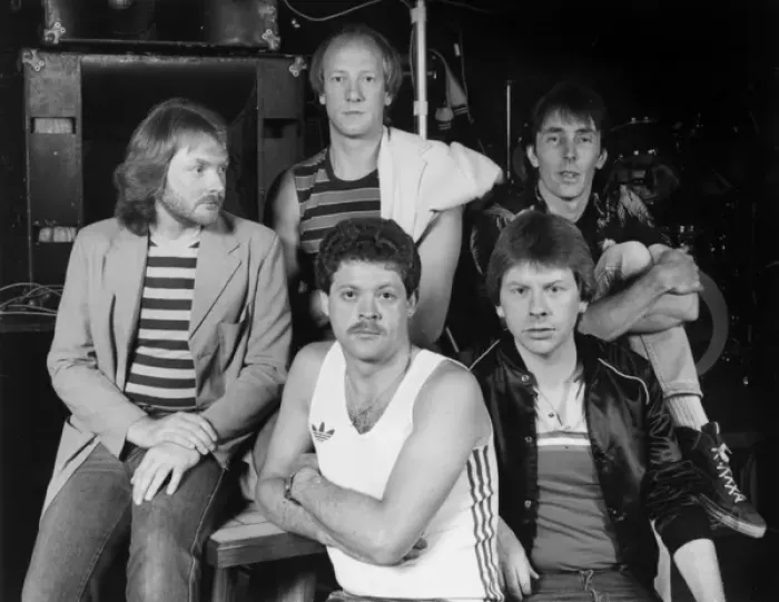 Framed Print : Members of a rock group Framed Print : Members of a rock group