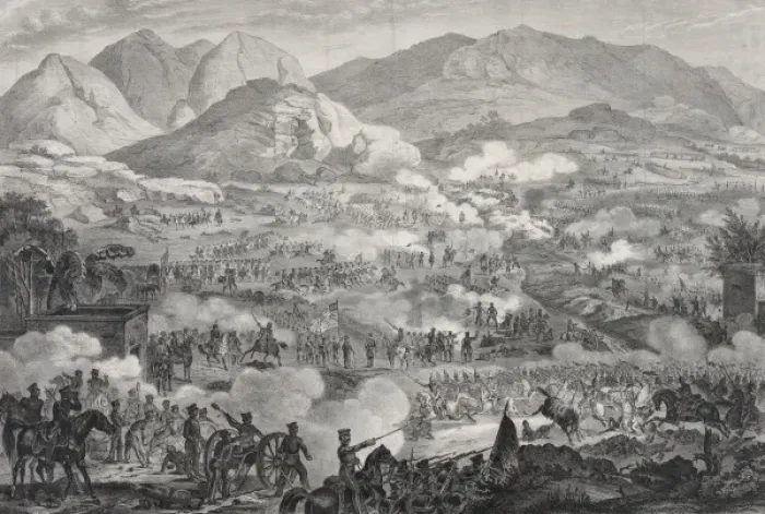 Framed Print : Ever memorable Battle of Buena Vista Framed Print : Ever memorable Battle of Buena Vista