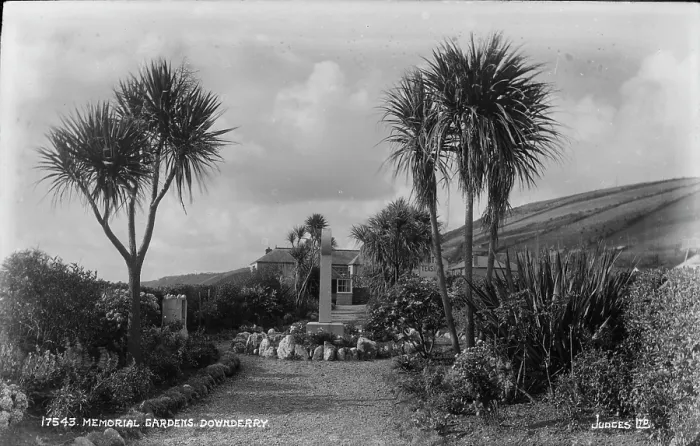 Framed Print : Memorial Gardens, Downderry Framed Print : Memorial Gardens, Downderry
