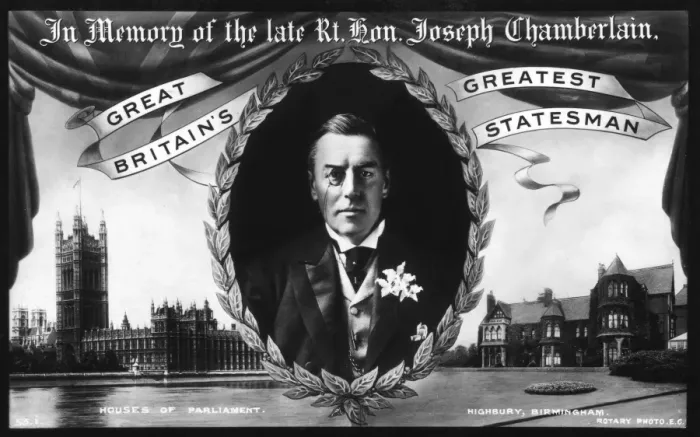 Framed Print : Memorial to the late Rt. Hon. Joseph Chamberlain Framed Print : Memorial to the late Rt. Hon. Joseph Chamberlain