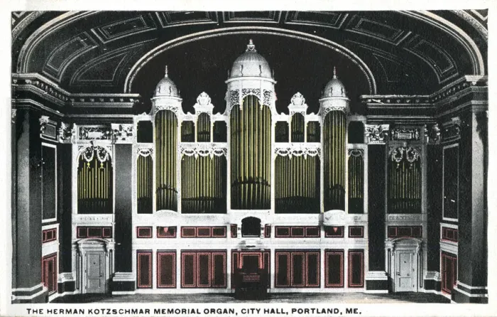Framed Print : Memorial Organ, City Hall, Portland, Maine, USA Framed Print : Memorial Organ, City Hall, Portland, Maine, USA