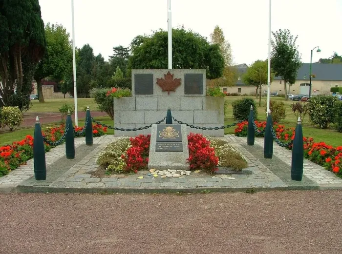 Framed Print : Memorial to the Regina Rifles, Bretteville, Normandy