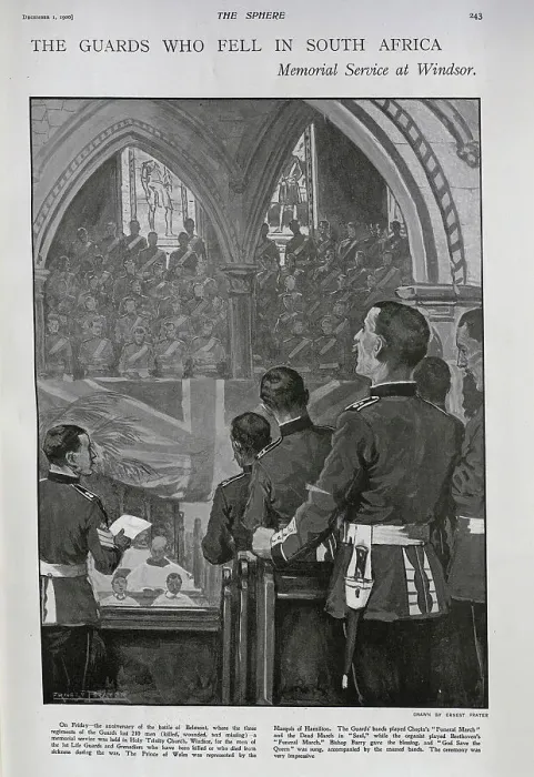 Framed Print : Memorial service to the fallen guards in South Africa Framed Print : Memorial service to the fallen guards in South Africa