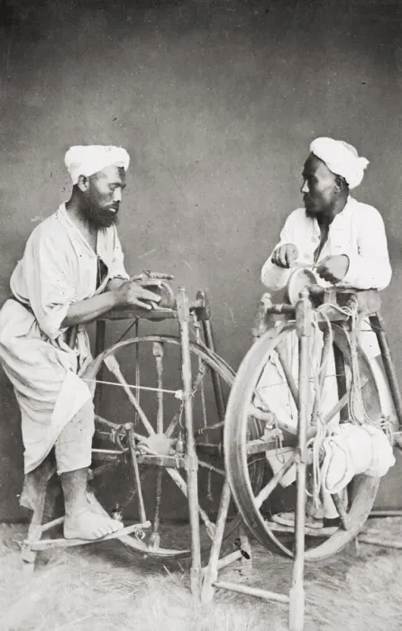 Framed Print : Men with grinding stones sharpening knives, Egypt Framed Print : Men with grinding stones sharpening knives, Egypt