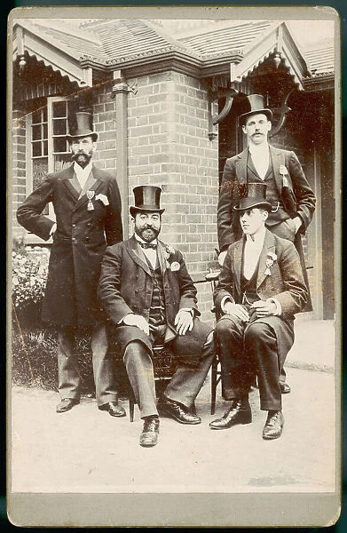 Four Men in Top Hats