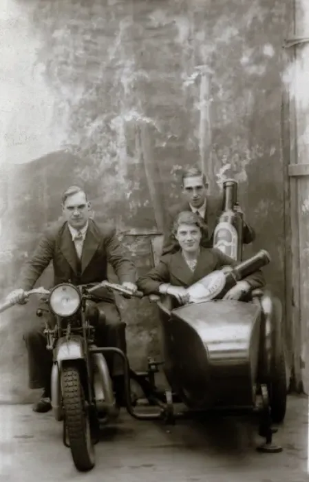 Framed Print : Two men and a lady on 1929 Coventry Eagle motorcycle & sidec Framed Print : Two men and a lady on 1929 Coventry Eagle motorcycle & sidec