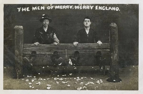 Men of Merry England - Two loons in the stocks