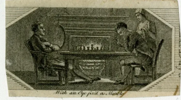 Framed Print : Two men playing chess Framed Print : Two men playing chess