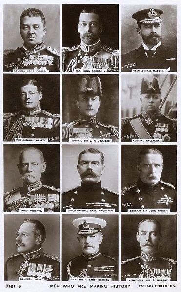 Men who are making history, WW1