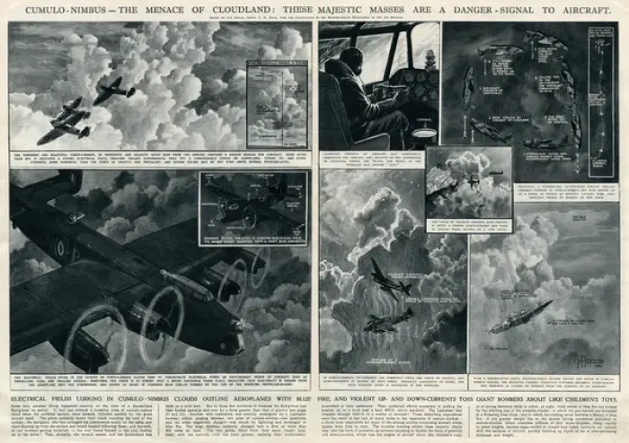Framed Print : Menace of Cloudland by G. H. Davis Framed Print : Menace of Cloudland by G. H. Davis