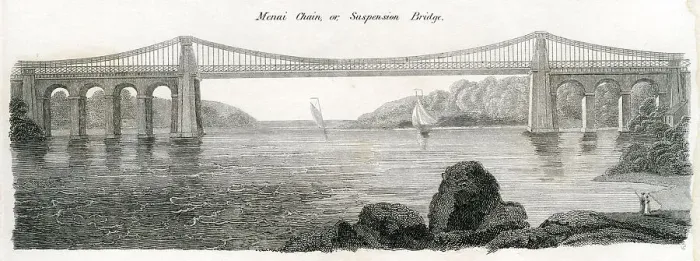 Framed Print : Menai Straits Bridge Framed Print : Menai Straits Bridge