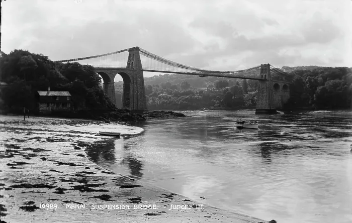 Framed Print : Menai Suspension Bridge Framed Print : Menai Suspension Bridge