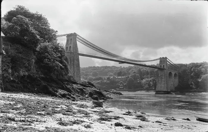Framed Print : Menai Suspension Bridge Framed Print : Menai Suspension Bridge