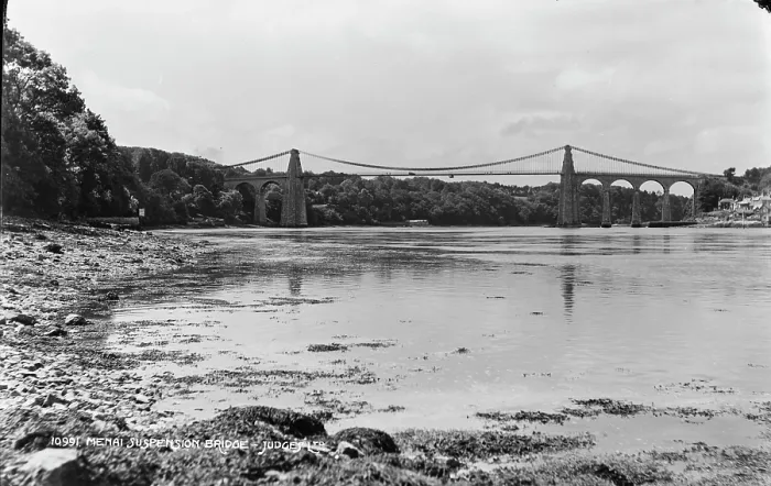 Framed Print : Menai Suspension Bridge Framed Print : Menai Suspension Bridge