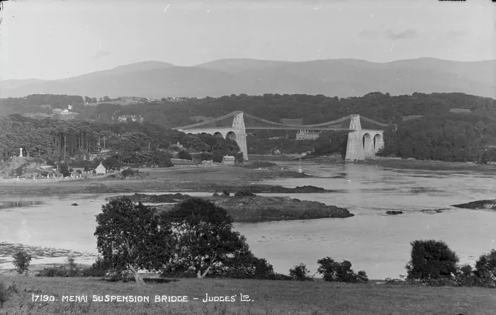 Framed Print : Menai Suspension Bridge Framed Print : Menai Suspension Bridge