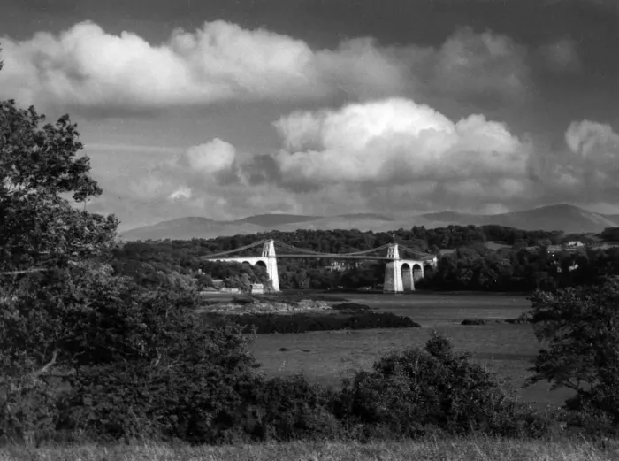 Framed Print : Menai Suspension Bridge Framed Print : Menai Suspension Bridge