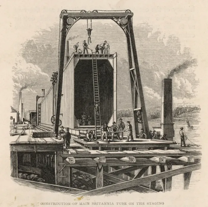 Framed Print : Menai Tubular Bridge Framed Print : Menai Tubular Bridge