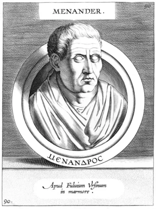 Framed Print : Menander (Bust) Framed Print : Menander (Bust)