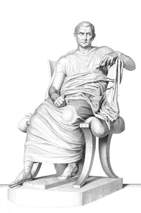 Framed Print : Menander (Seated) Framed Print : Menander (Seated)