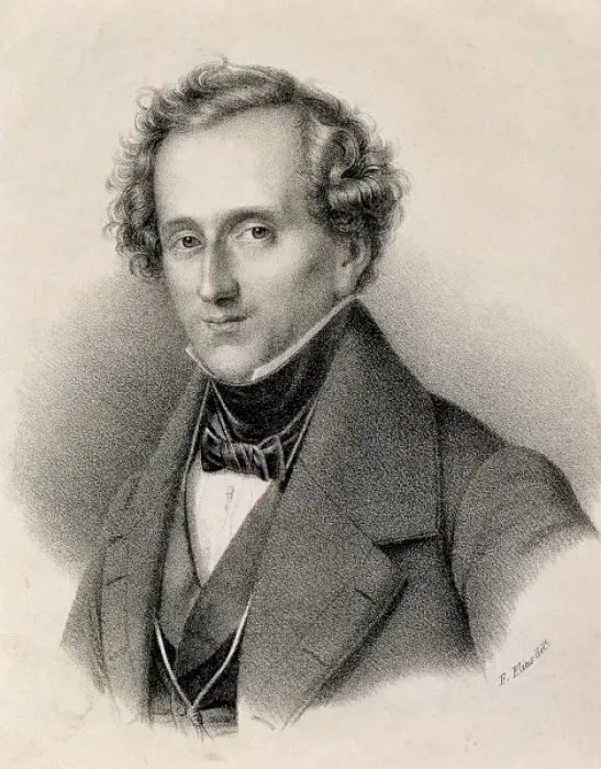 Framed Print : MENDELSSOHN-BARTOLDY, Felix (1809-1847). Geman Framed Print : MENDELSSOHN-BARTOLDY, Felix (1809-1847). Geman