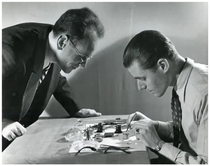 Framed Print : MENDING A WRISTWATCH Framed Print : MENDING A WRISTWATCH