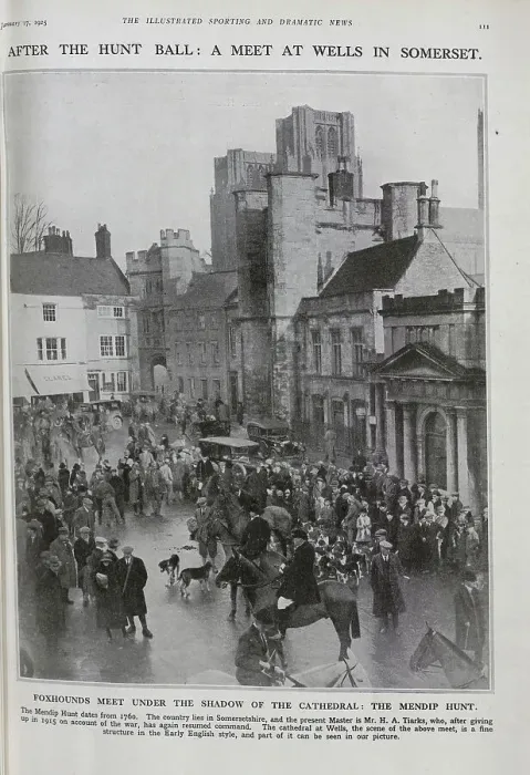 Framed Print : Mendip Hunt Meet Framed Print : Mendip Hunt Meet