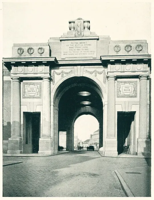 Framed Print : The Menin gate, 1927 Framed Print : The Menin gate, 1927
