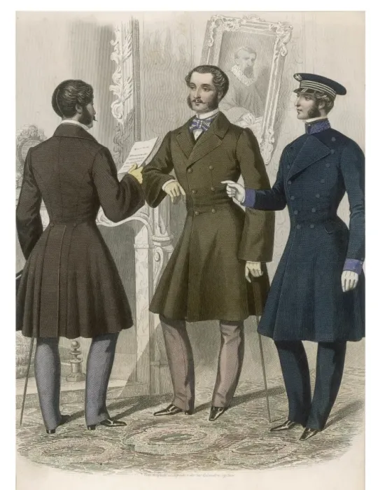Framed Print : MENs COATS OF 1855 Framed Print : MENs COATS OF 1855