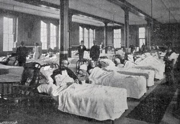 Mens Infirm Ward at St Pancras Workhouse