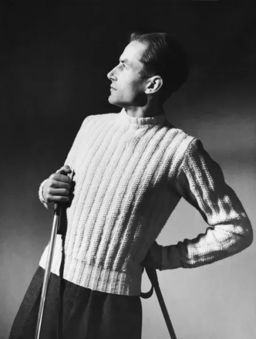 Framed Print : MENs KNITWEAR 1950S Framed Print : MENs KNITWEAR 1950S