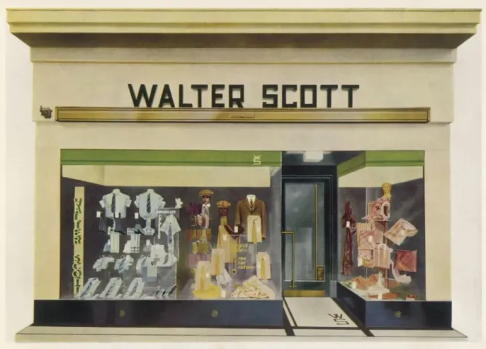 Framed Print : Menswear Shopfront