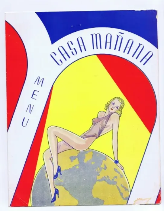 Framed Print : Menu card for the Casa Manana, New York, 1930s Framed Print : Menu card for the Casa Manana, New York, 1930s