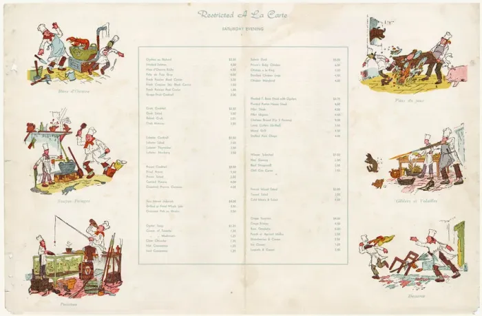 Framed Print : Menu card, Princes Restaurant, Singapore Framed Print : Menu card, Princes Restaurant, Singapore