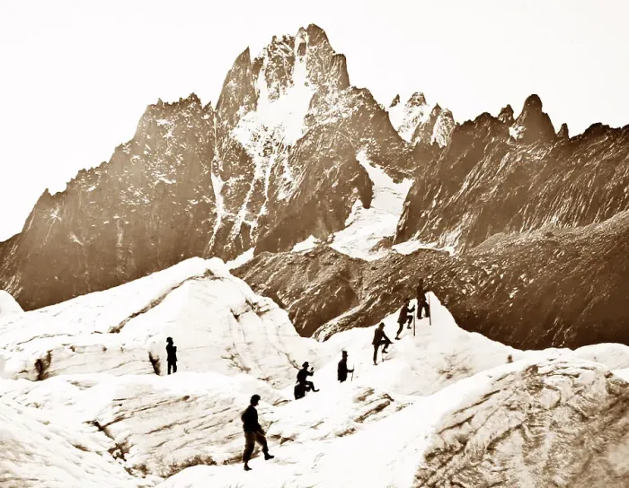 Framed Print : Mer de Glace, Mont Blanc Framed Print : Mer de Glace, Mont Blanc