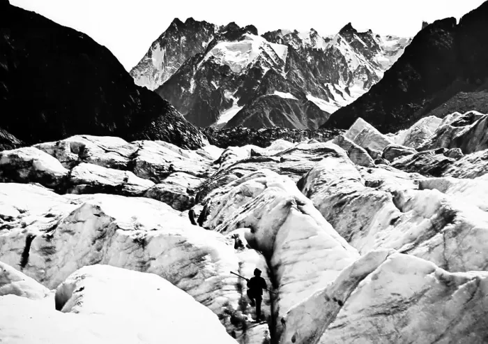 Framed Print : Mer de Glace, Mont Blanc, France, Victorian period Framed Print : Mer de Glace, Mont Blanc, France, Victorian period