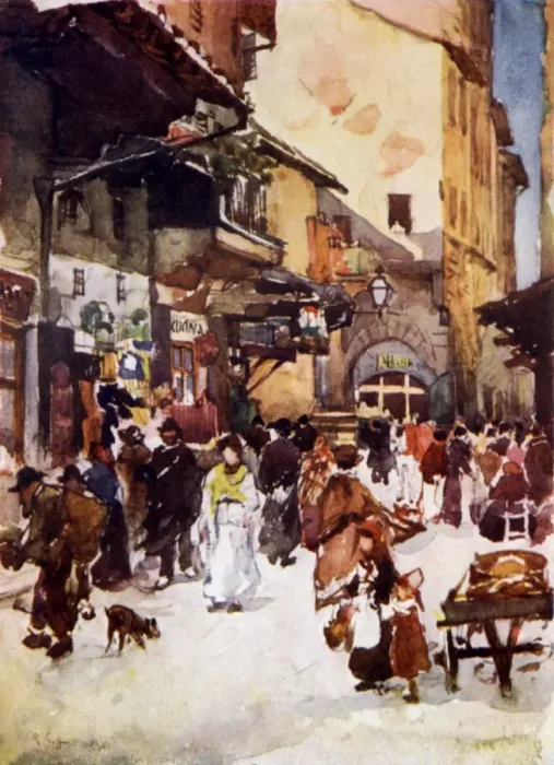 Framed Print : Mercato Vecchio, Florence - before the demolition of Ghetto Framed Print : Mercato Vecchio, Florence - before the demolition of Ghetto