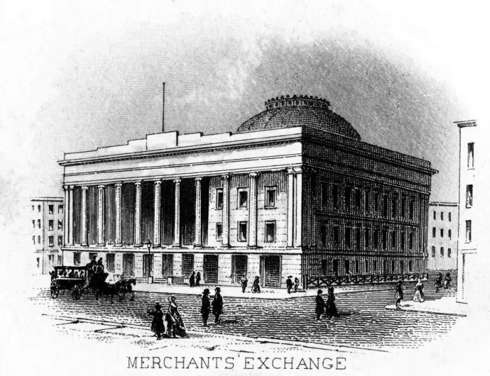 Framed Print : Merchants Hall, New York City, USA Framed Print : Merchants Hall, New York City, USA