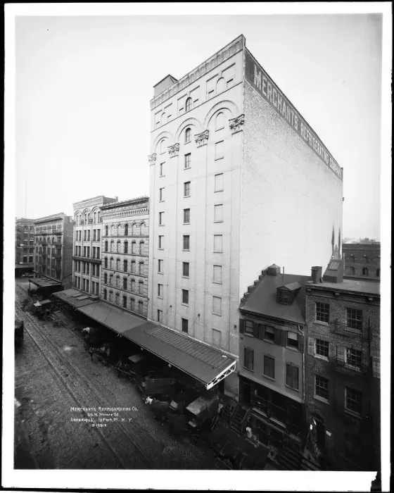 Framed Print : The Merchants Refrigerating Co. building Framed Print : The Merchants Refrigerating Co. building