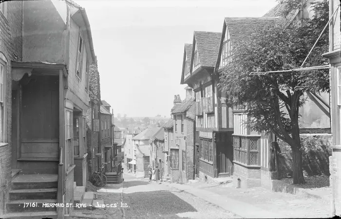 Framed Print : Mermaid Street, Rye Framed Print : Mermaid Street, Rye