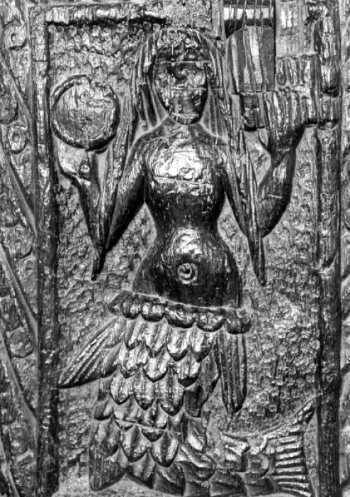 Framed Print : Mermaid of Zennor wood carving, Zennor Church, Cornwall Framed Print : Mermaid of Zennor wood carving, Zennor Church, Cornwall