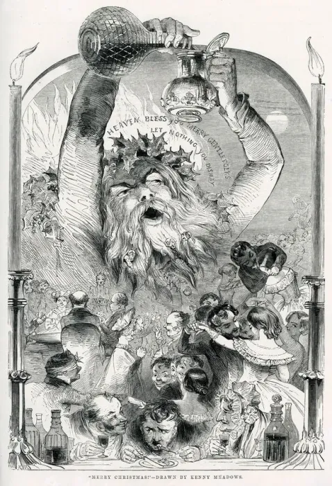 Framed Print : Merry Christmas! 1847