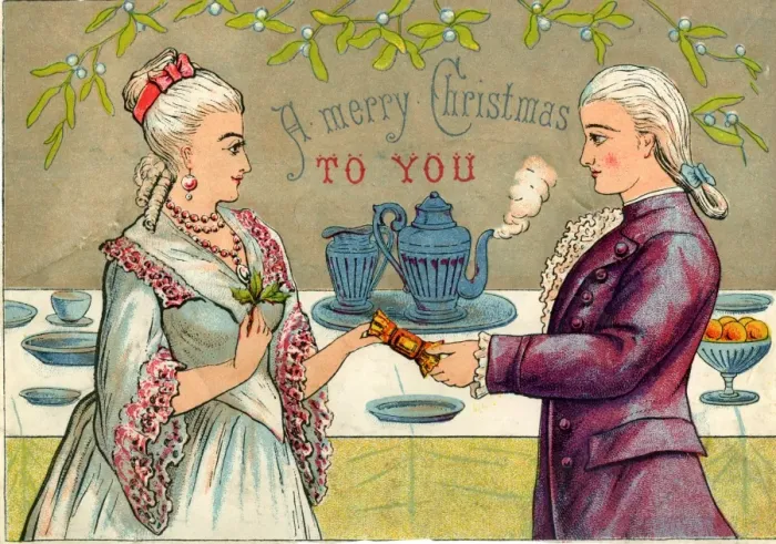 Framed Print : Merry Christmas - couple pulling a Christmas Cracker Framed Print : Merry Christmas - couple pulling a Christmas Cracker