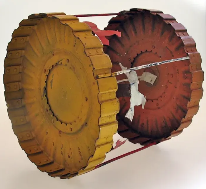 Framed Print : Merry-go-round made from Lewis Gun magazines Framed Print : Merry-go-round made from Lewis Gun magazines